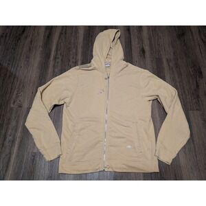 Nike Full Zip Hoodie Jacket Beige‎ Running Shoes Graphic Mens Size L